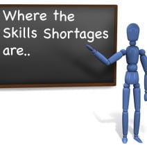 where the skills shortages are