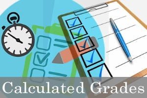 calculated grades 2020