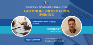 ICHAS Online CAO Open Evening