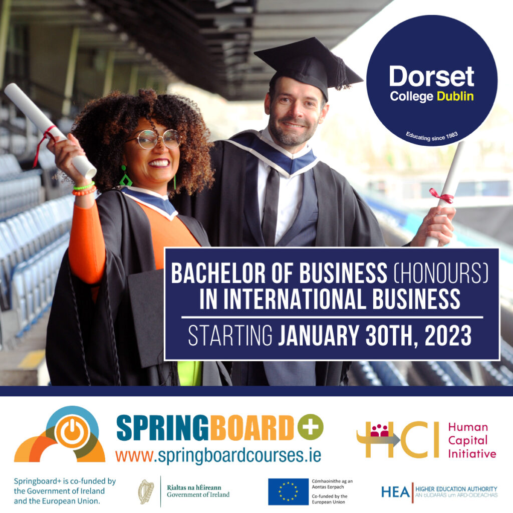 Dorset College Dublin - Bachelor of Business in International Business - 1