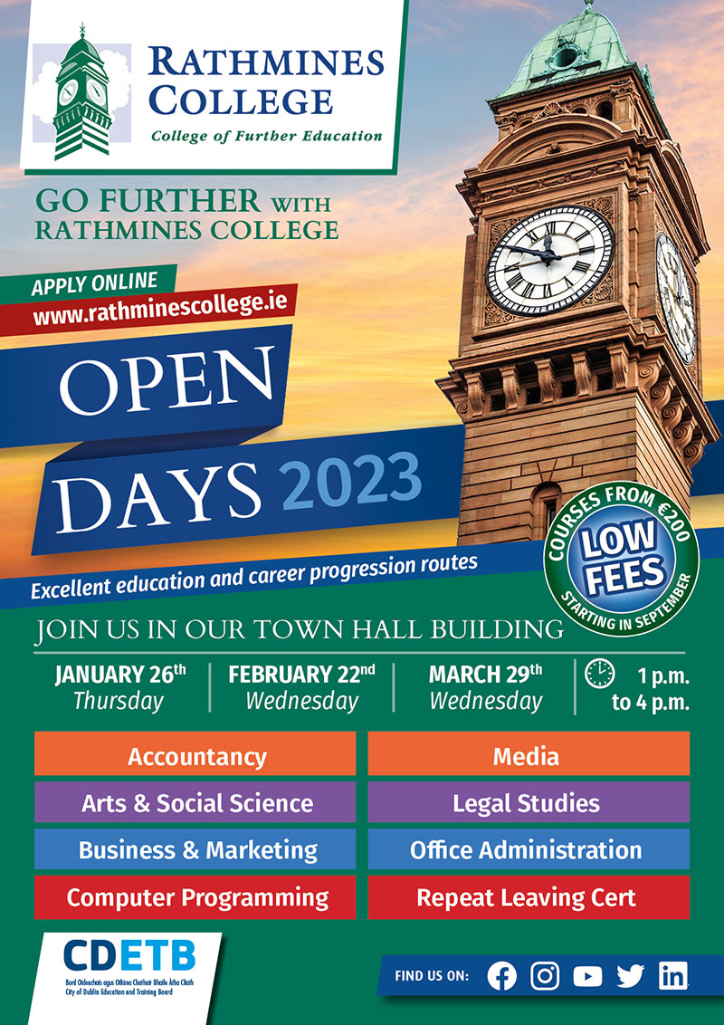 Open day at Rathmines College