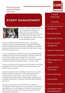 Professional Diploma in Event Management